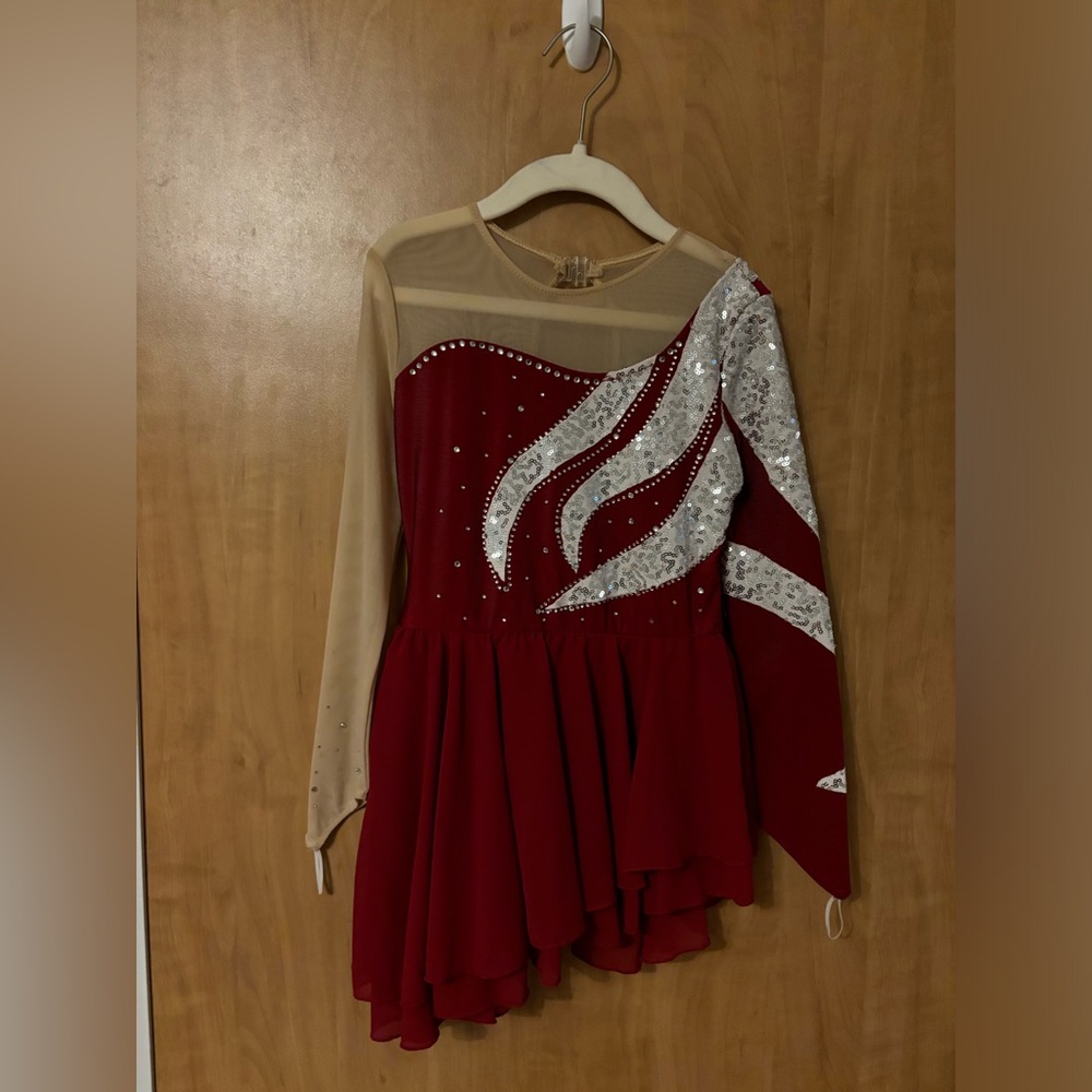 Ice skating dress for girls.